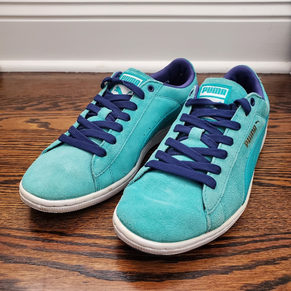 Women's Puma Sneakers 7.5 US Teal